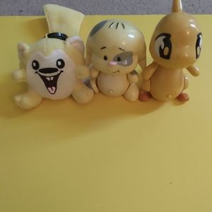 (3) Neopets with imperfections lot